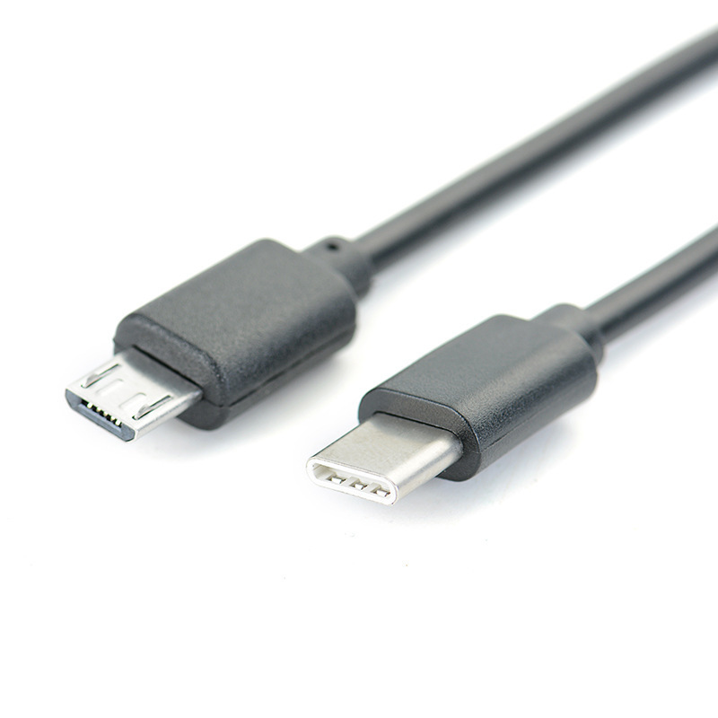Android mobile phone for Xiaomi Huawei mutual charging reverse charging Type-c-to-micro male-to-male otg data cable