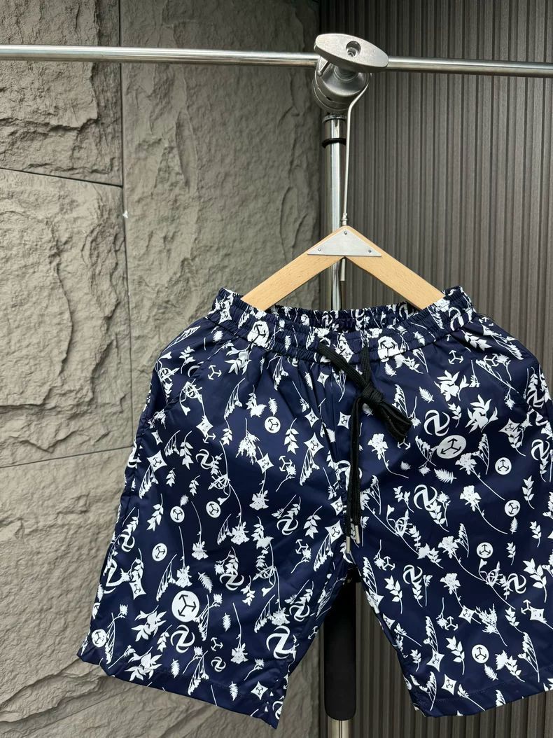 Men's Clothing High End Men's All Over Print Casual Shorts Summer Thin Quick Drying Straight Leg Stylish Five Point Beach Shorts_viptrois.com