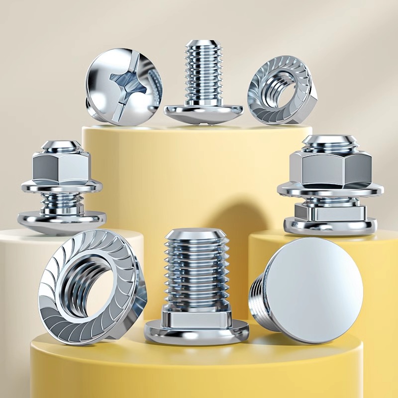 货架专用螺丝万能角钢置物支桥架十字花改锥槽大扁头方颈马车螺栓