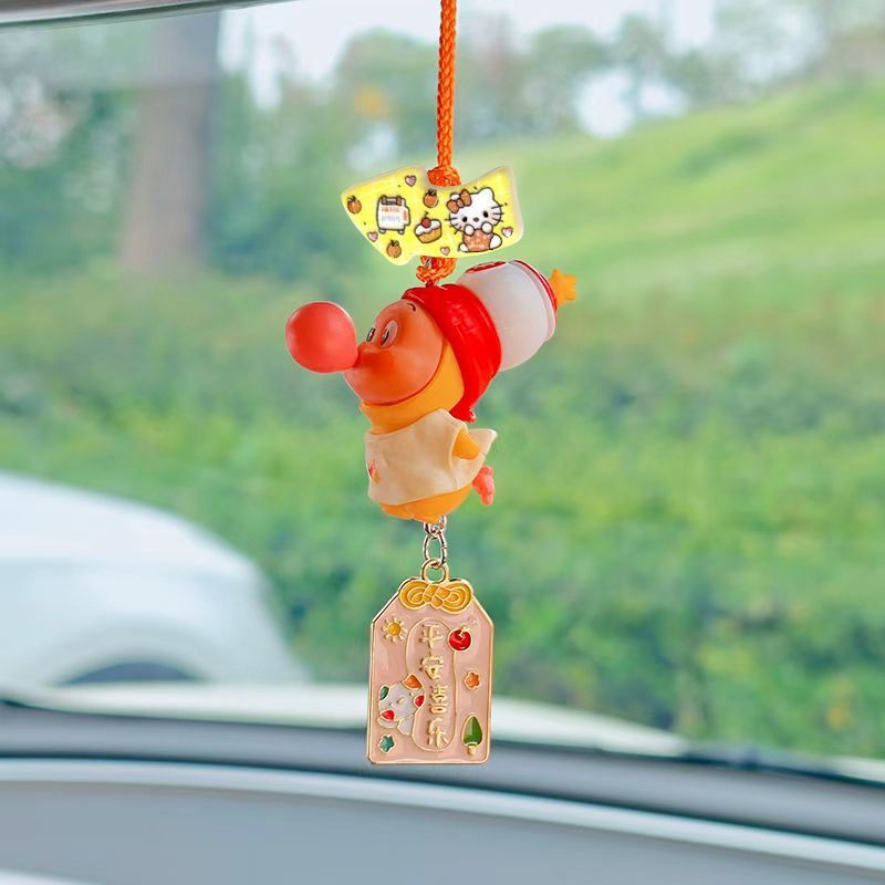 Bubble Mart Star People Car Hanging Ornament for Rearview Mirror, Car Interior Decoration Pendant, Gift for Girls, New Car