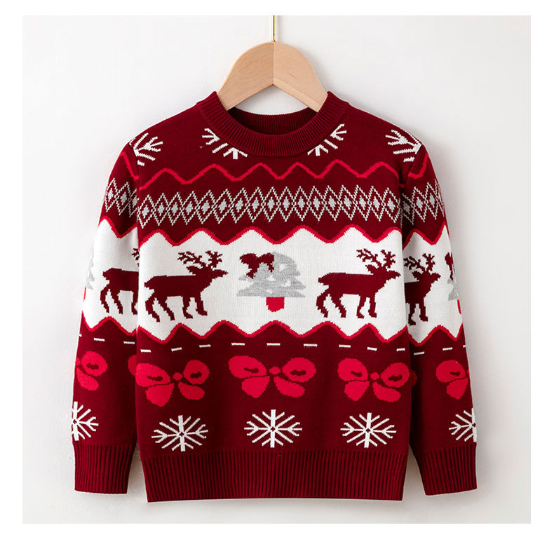 Christmas Fashion Cartoon Knit Hoodies & Sweaters display picture 2