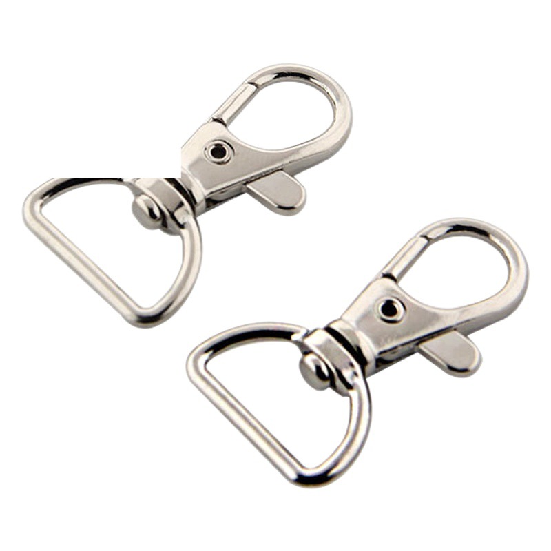 Zinc Alloy Fish Buckle Live Buckle Hanging Key Chain Lobster Buckle Dog Buckle Bookbag Buckle Opening Buckle Certificate Hook Buckle