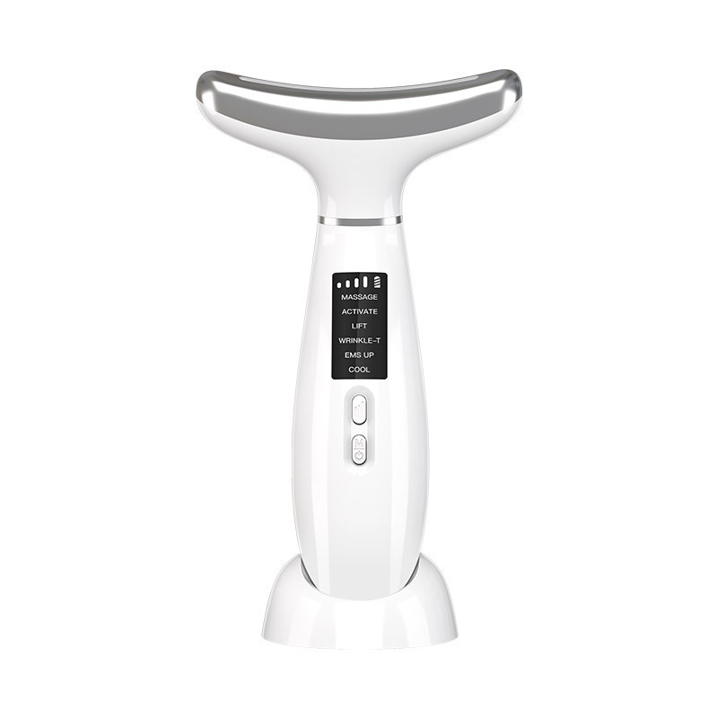 クロスボーダー美顔器、マッサージネックラインマッサージ器、7色導入器、振動美顔器、Vフェイスマッサージ器、特別な小さなイルカ美顔器|undefined