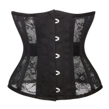 欧美宫廷束身衣女corset哥特式复古蕾丝腰封外穿绑带薄款束腰胸托