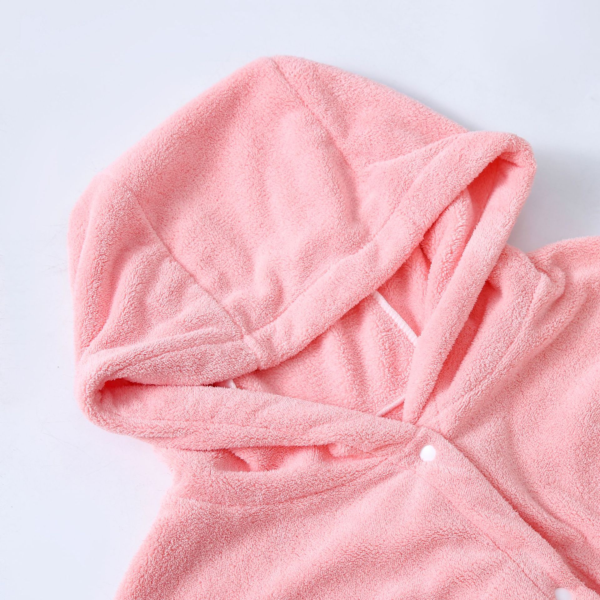 산호 양털 밀 귀 파자마 여성의 겨울 잠옷 기모 긴 겨울 긴 소매 잠옷 입고 두꺼운 외부