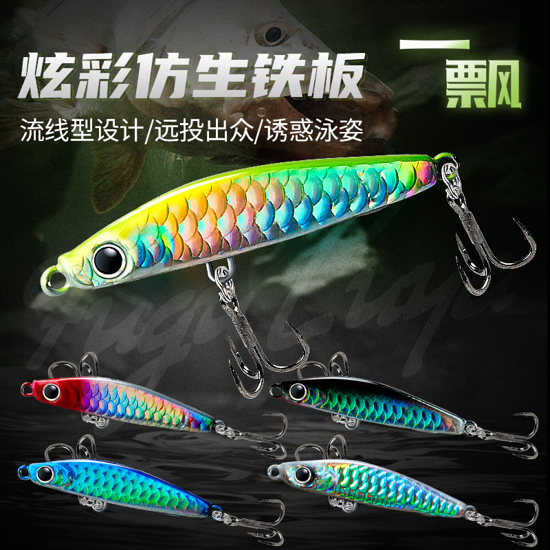 路亜鉄板の魚鱗の紋様が漂っています。鉄板の首を上げて釣りをします。|undefined