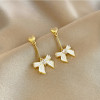 Fashion Jewelry Earrings Cute Dangle Gold Color Floral Flowe