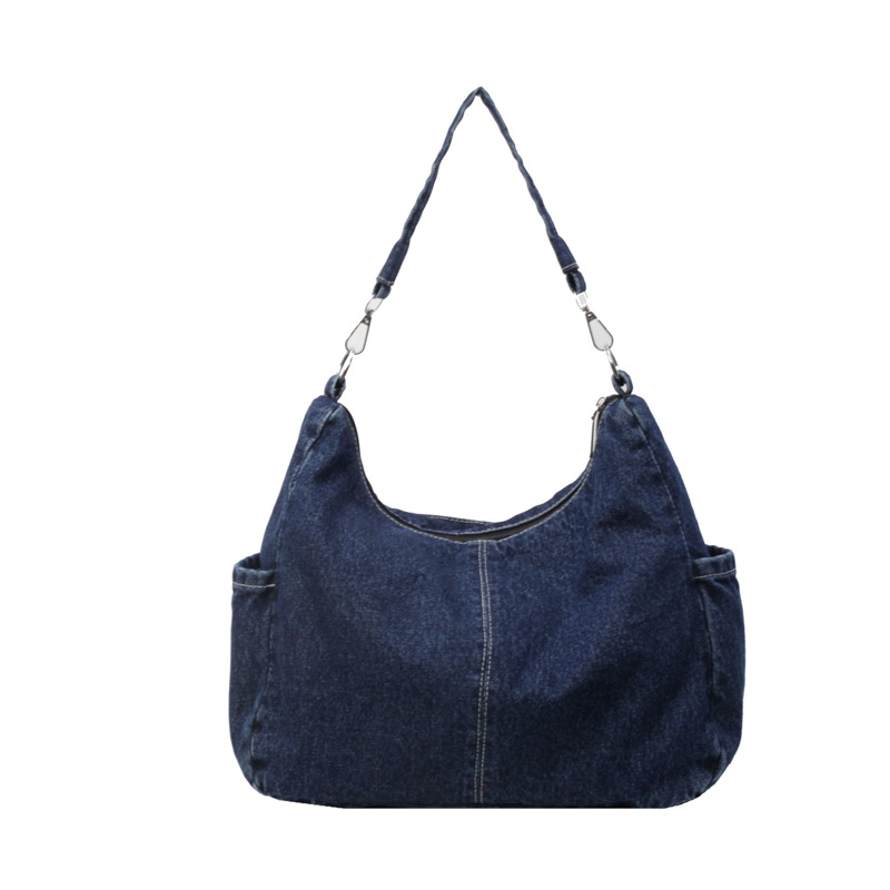 Bolso de mezclilla casual de gran capacidad para mujer 2024 nuevo bolso de mensajero de todo fósforo de moda bolso de hombro de viaje de moda