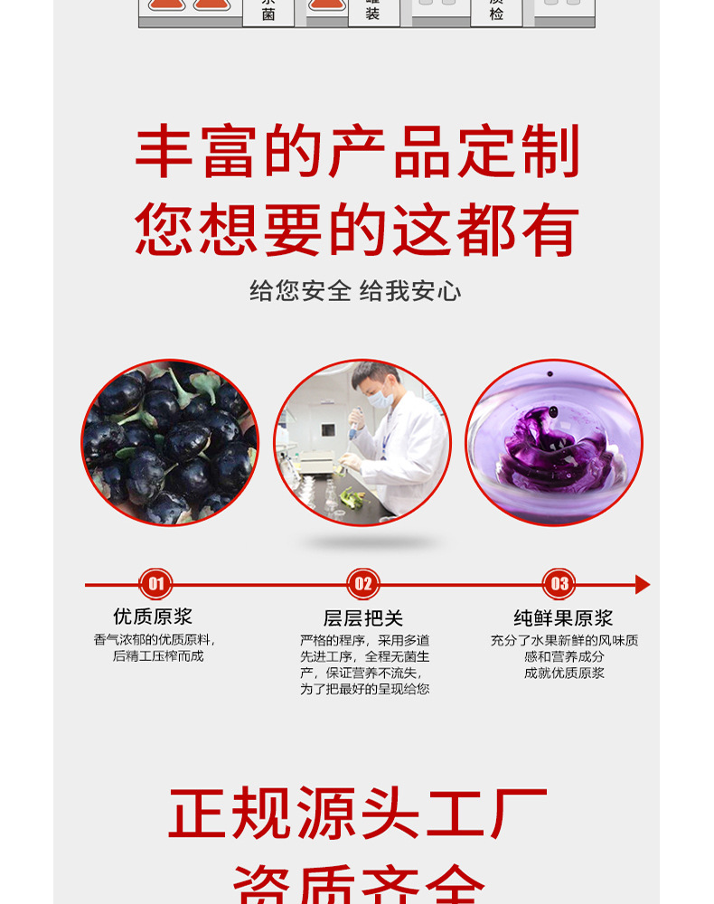 Goji Berry Original Juice Concentrate Ready to Drink 500ml Gift Box Ningxia Wolfberry key features