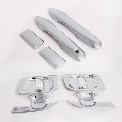 Special Toyota 19-22 Hiace Handle Door Handle Decoration Toyota Hiace 300 Series Door Bowl Exterior Decoration (Armrest, handle, handle) - 19-22-sea-lion-handle-door-bowl-silver-plating