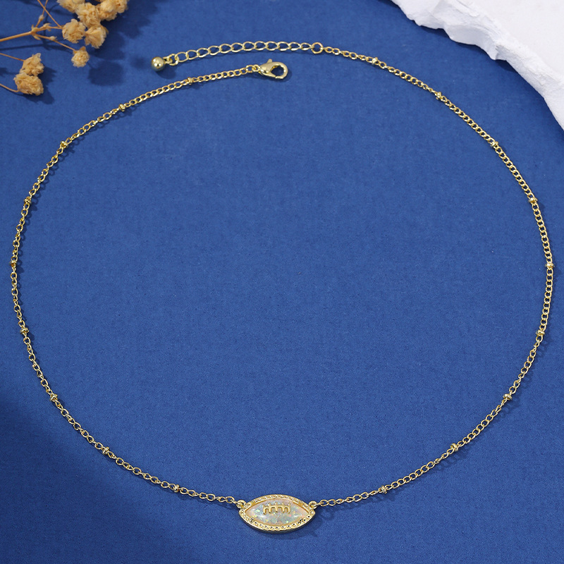 Vacation, Classic Style Style Wholesale Jewelry Vacation Classic Style Letter Copper Plating Pendant Necklace Cable Chain