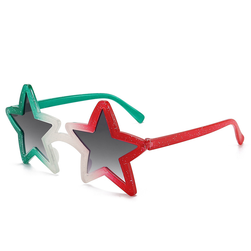 2024 New Five pointed Star Beach Trendy Party Funny Photography Fashion Sunglasses_voghion.com