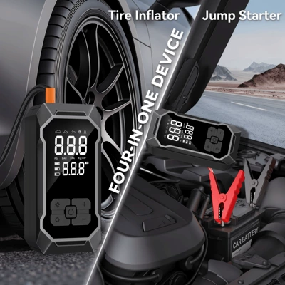 car jump starter and air — Hava nasosu