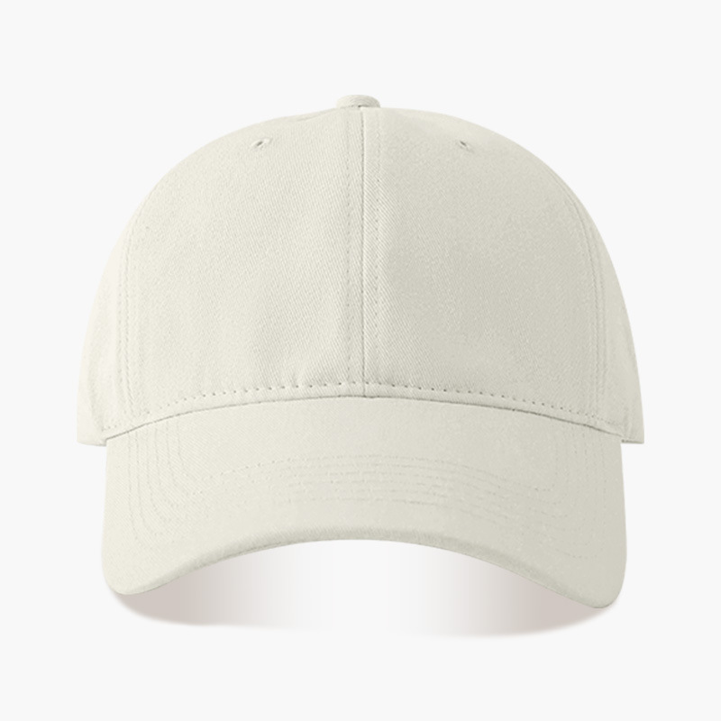 Gorra de Béisbol de Color Sólido con Logotipo Bordado, Gorra Lisa de Algodón Puro de Alta Calidad para Mujer, Gorra de Primavera y Otoño con Visera