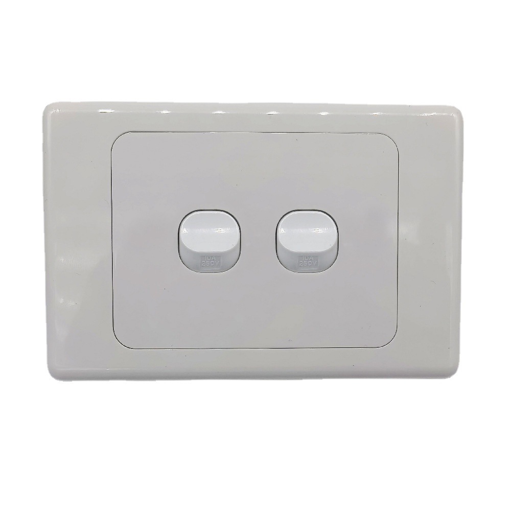 澳式开关控制面板 2  gang two way Wall Light Switch 开关模块