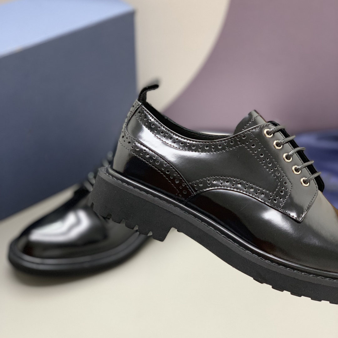 Herren Freizeitschuhe Aus Echtleder Formelle Lederschuhe_voghion.com