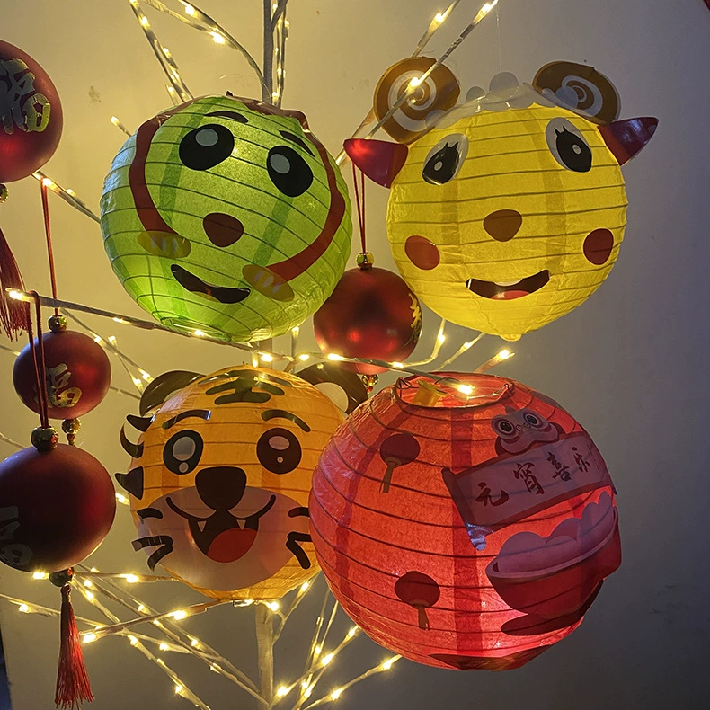 Карtoon светильник, ручной фонарик, набор материалов, handmade, китайский гороскоп