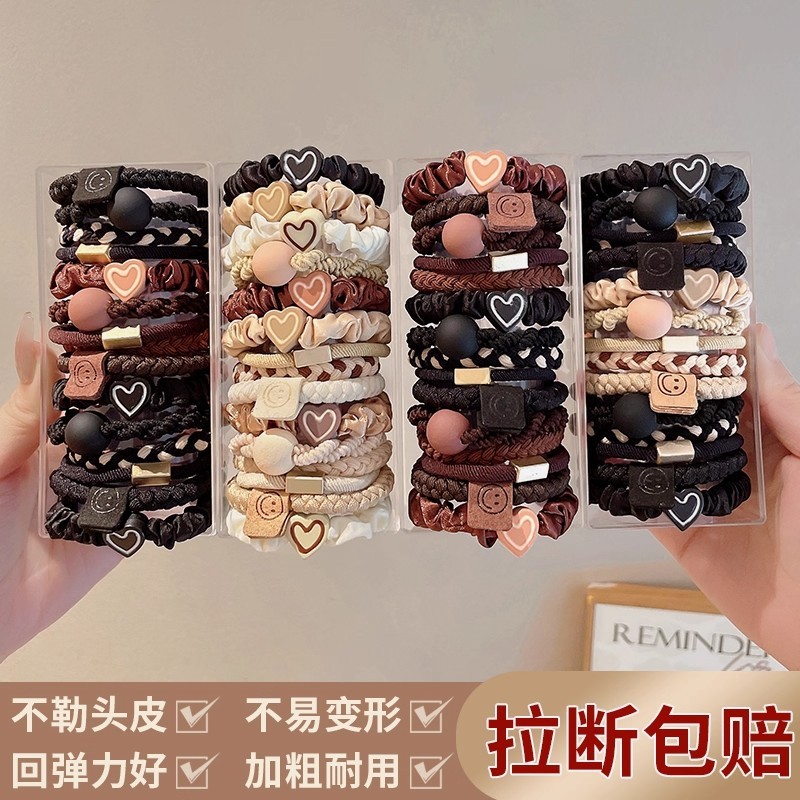 头绳女2025新款高级感扎头发皮筋高弹力耐用橡皮筋丸子头发绳发饰|undefined