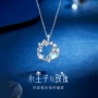 圣诞节小众玫瑰花玫瑰锁骨链