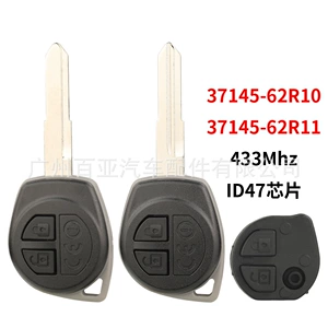 Suzuki 2 düyməli pult avtomobil açarı 433 tezlik Id47 çip 37145-62R10/11 üçün uyğundur