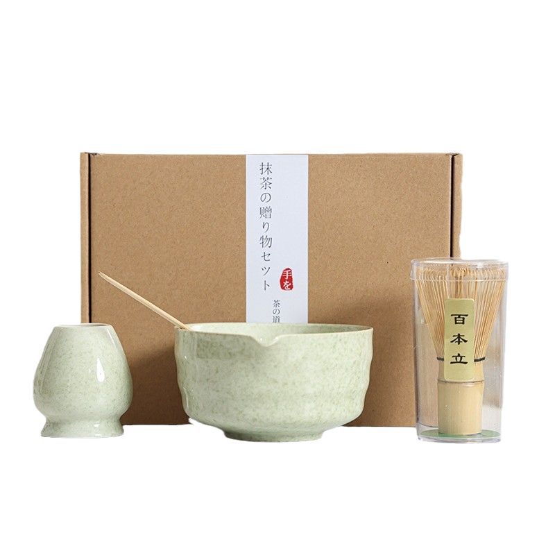 Matcha cuenco de té matcha cepillo de té espuma herramientas de té de la dinastía Song set Matcha ceremonia de té