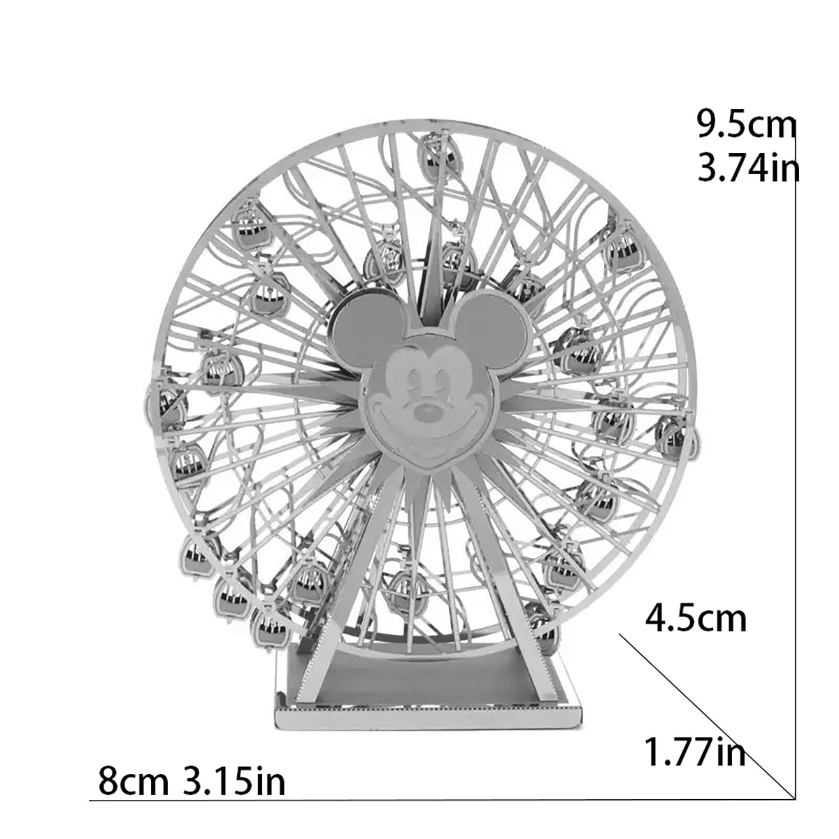 R2D2DIY puzzle de metal 3D hecho a mano modelo tridimensional para adultos Juguetes de puzzle de ensamblaje
