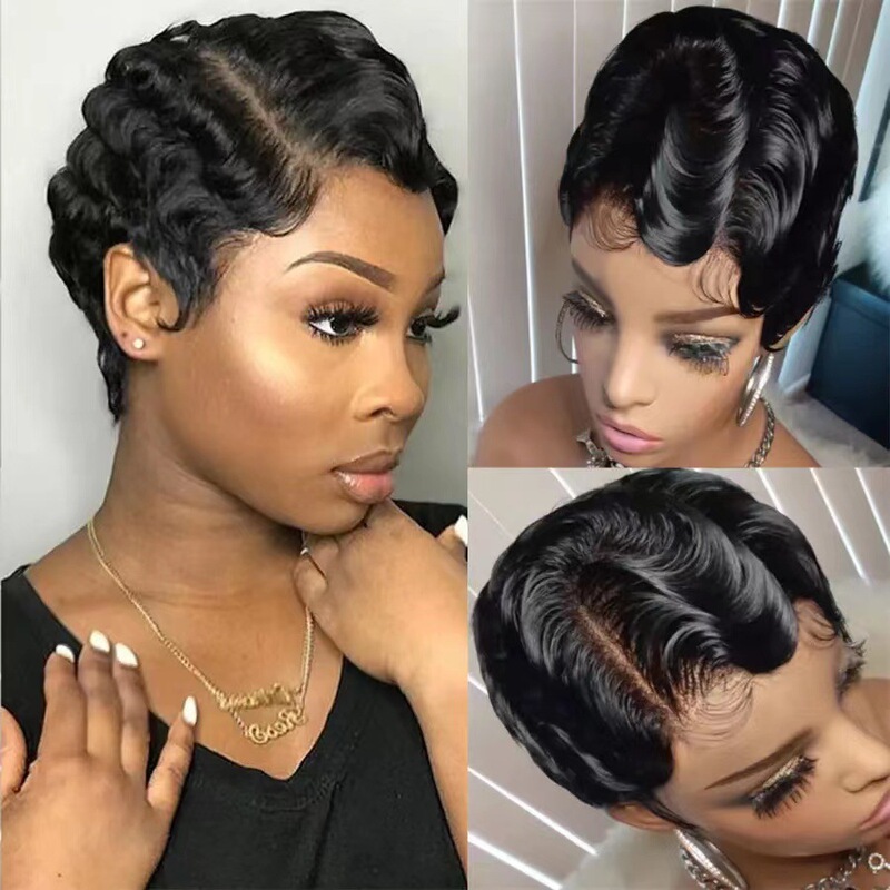 2022 Aliexpress European and American Style Short Curly Wig for Women, Slightly Wavy Full Wig, Cross-Border Foreign Trade Wig Dropshipping 2022 Aliexpress European and American Style Short Curly Wig for Women, Slightly Wavy Full Wig, Cross-Border Foreign Trade Wig Dropshipping