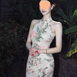 原/白玉瓷肌 新中式旗袍国风绝美改良连衣裙女气质优雅爆款代发女