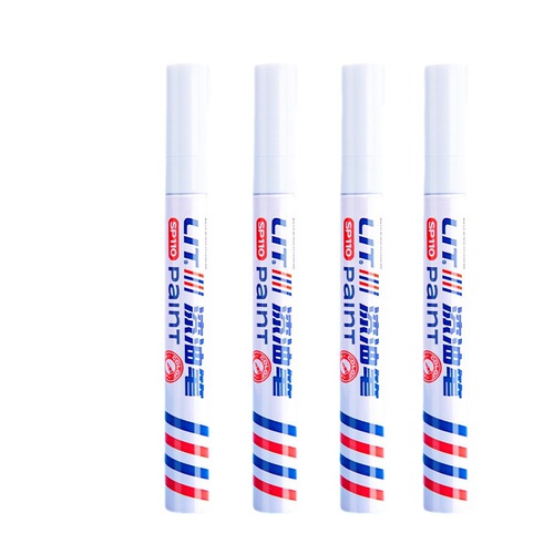 Paint pen, white touch-up pen, waterproof and oil-proof, does not fade, gold, silver, oil-based pen, black, for industrial automobiles
