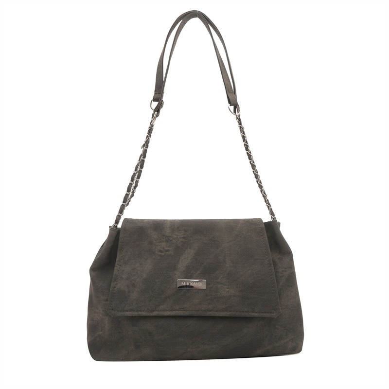Estilo coreano de moda simple nicho diseño casual bolso de la cadena de las mujeres bolsa de invierno Nueva Moda hombro bolsa de las axilas