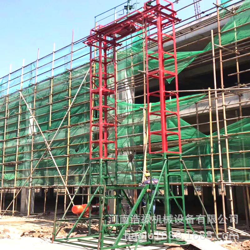 高空建筑物料提升龙门架升降台 建筑材料载重1.6吨龙门架浩禄厂商