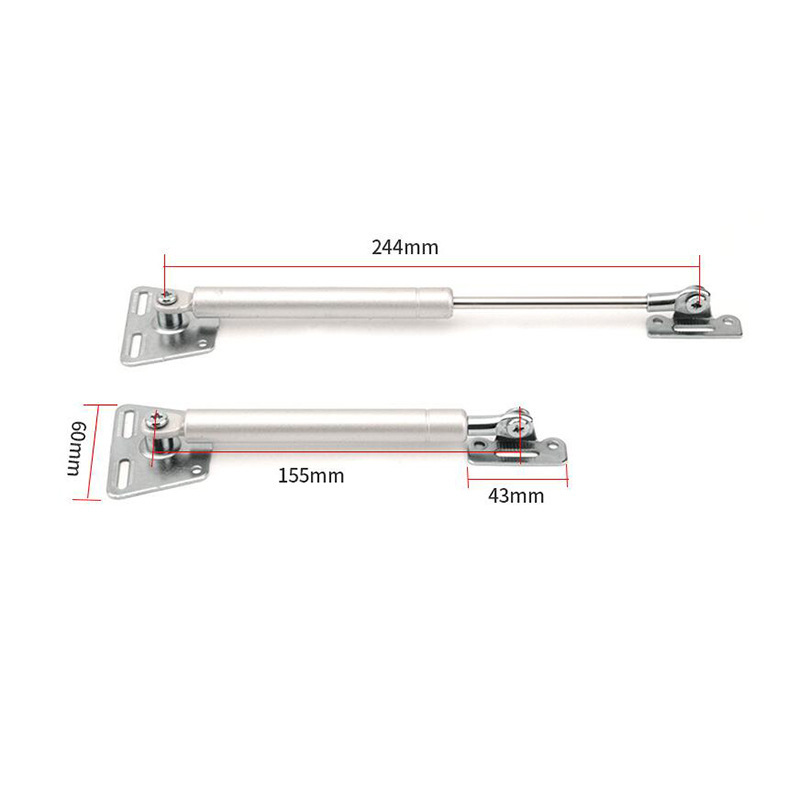 Puerta de gabinete hidráulico inferior Flip puerta soporte varilla presión de aire varilla inferior Flip puerta soporte cama varilla telescópica soporte varilla accesorios de varilla