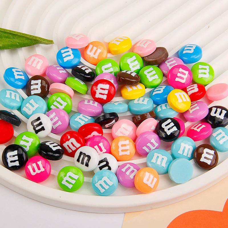 Искусственные конфеты-желе (M&M's), имитация конфетных гранул, декор для рукоделия, материалы для крема и клея, аксессуары для шоколада