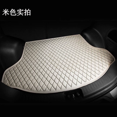 Luggage Mats, and Trunk Liners in | Trunk Mat - flat-edgequilted-embroidery-beige-cross-border-exclusive-supply-small-packages-shipped-quickly