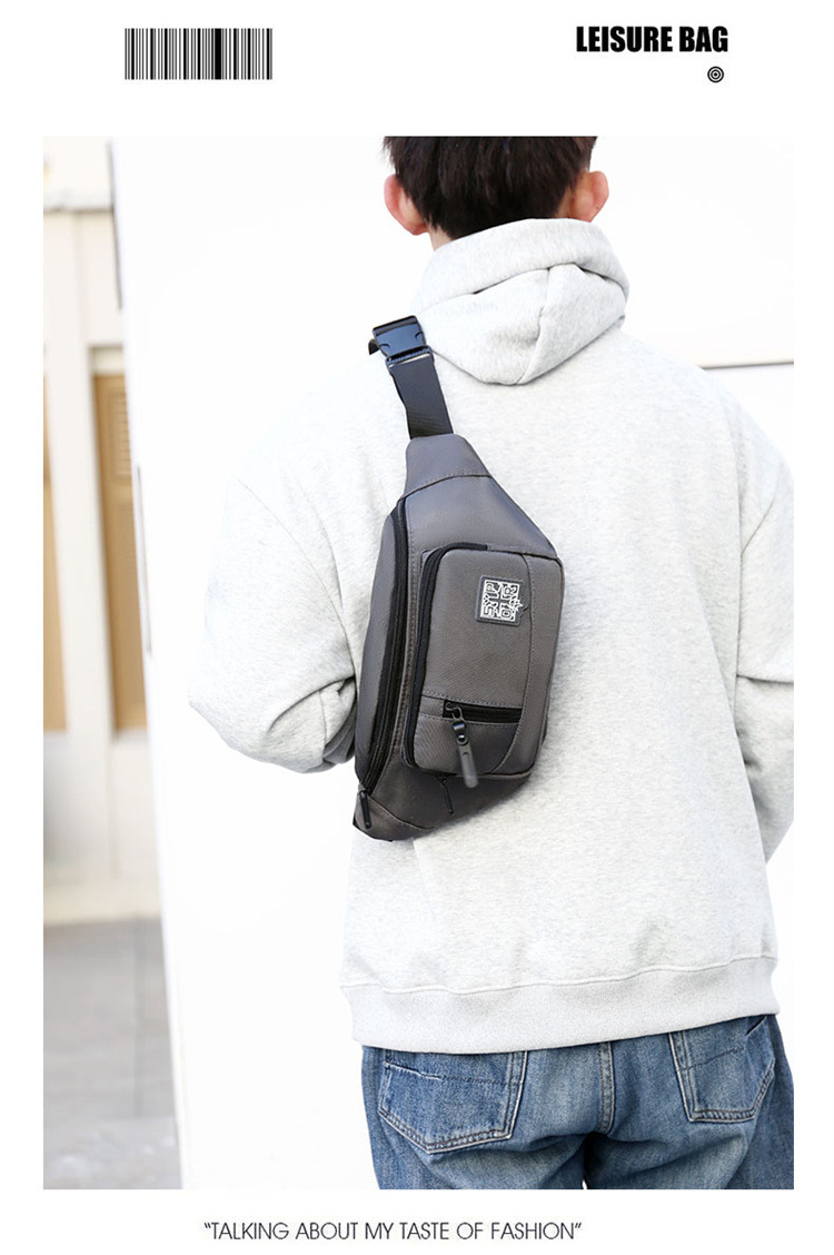 Korean-style chest bags, men's crossbody bags, sport single-shoulder bags, waterproof men's small backpacks, casual men's bags, summer waist bags trend undefined