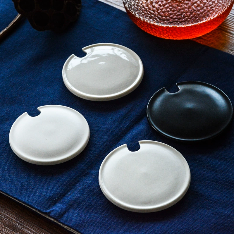 Ceramic universal glass cover, accessories, tea cup