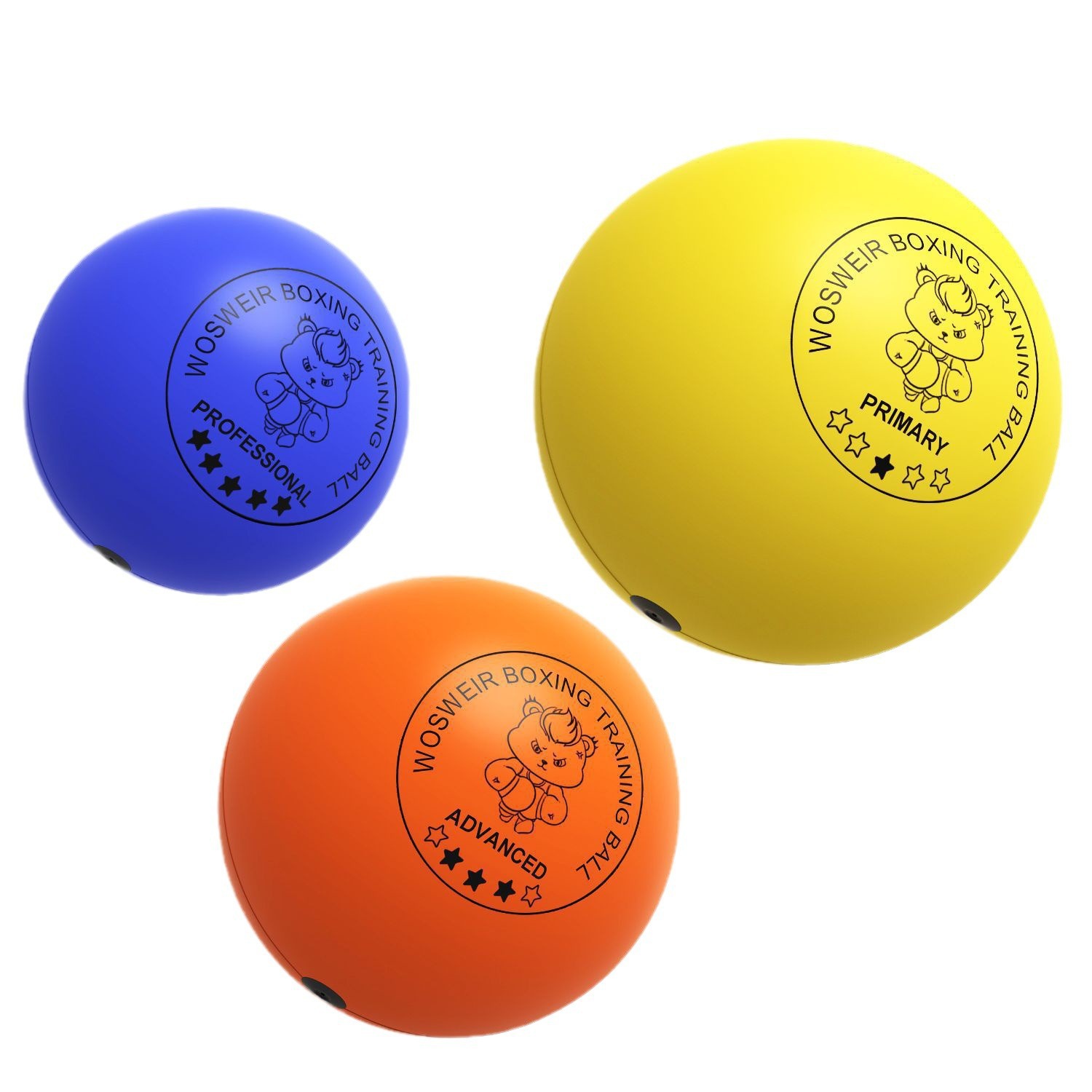 Boxeo de cabeza bola de velocidad bola de reacción bola mágica entrenamiento doméstico boxeo infantil descompresión bola PU espuma lisa
