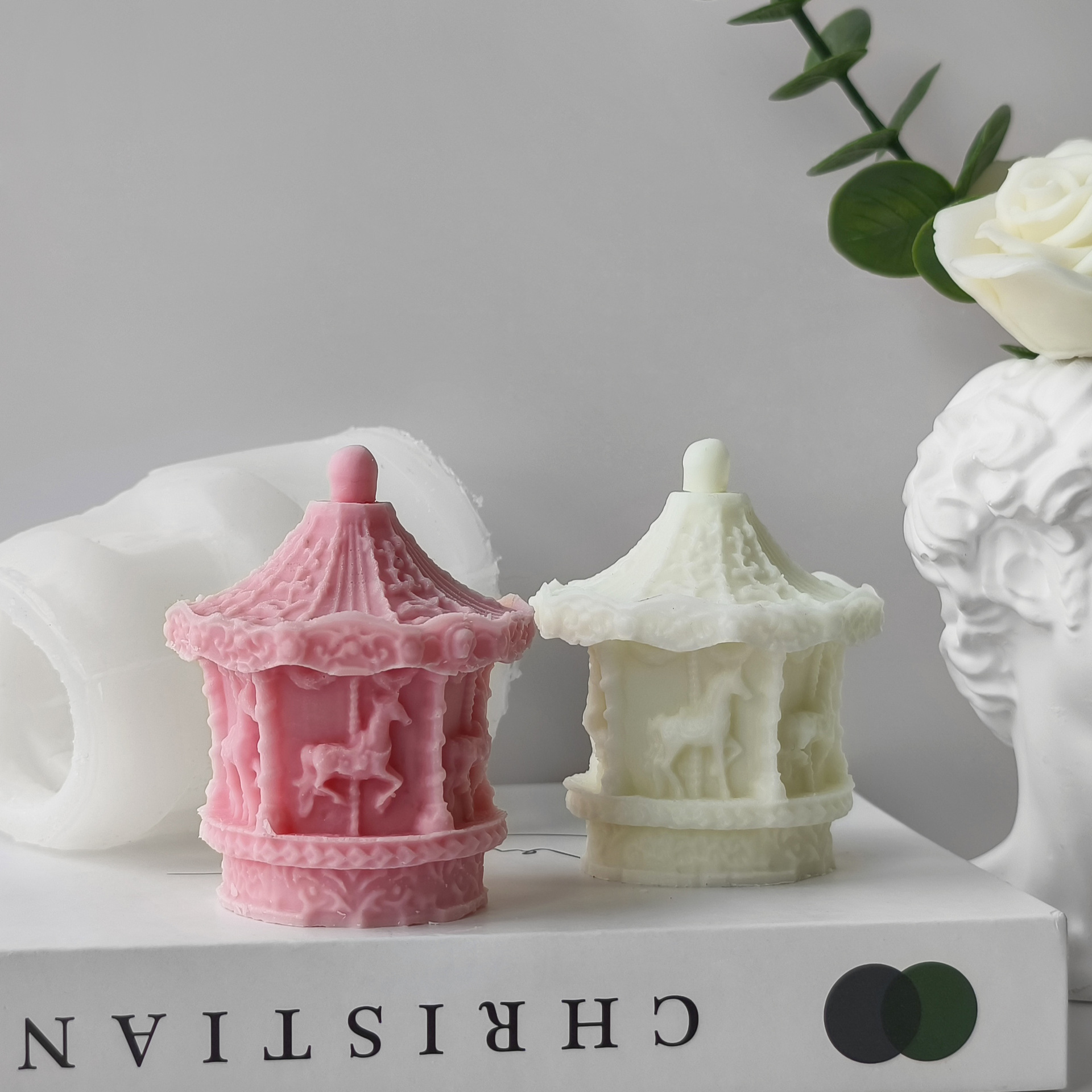 Jiahui-Mei carrossel molde de banano molde di-di - goteo de cinta magnética adornamiento abrasivo