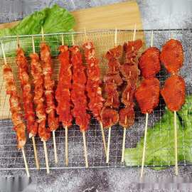 摆件牛肉烤箱串模型仿真假羊展示食玩道具橱窗食物串烧烤软垒德株