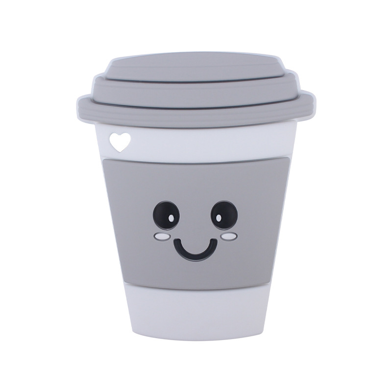 Suministros para bebés de dibujos animados taza de silicona teether creativo bebé silicona mordedura pegamento molar juguete teether nuevo