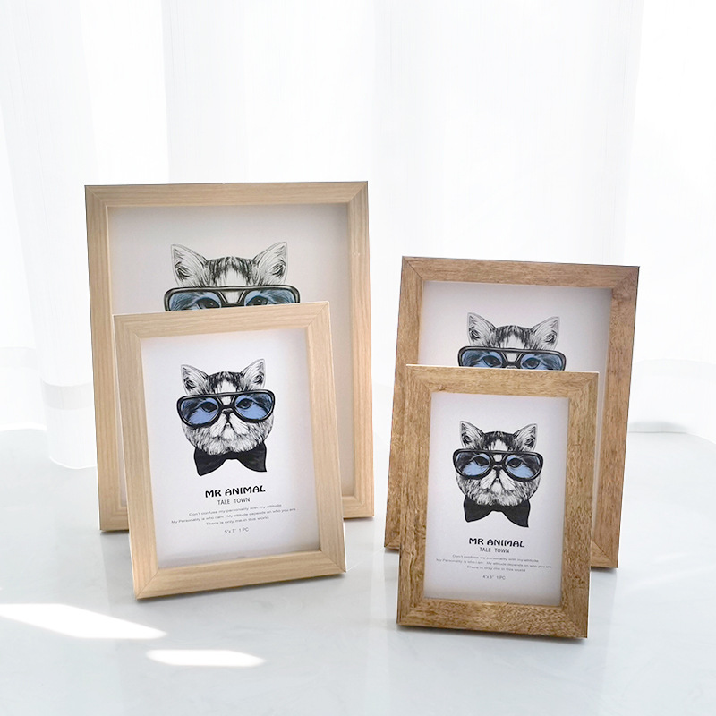 Solid Wood Photo Frame Handmade Wooden Simple Nordic Photo Frame Cross-border Photo Frame Graduation Season Photo Frame 67810A414 16 inch Solid Wood Photo Frame Handmade Wooden Simple Nordic Photo Frame Cross-border Photo Frame Graduation Season Photo Frame 67810A414 16 inch