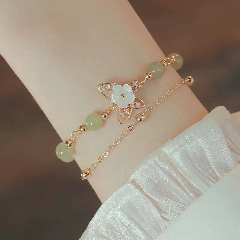Mountain tea, bracelet, fresh universal jewelry, Chinese style, light luxury style