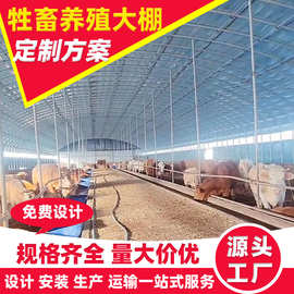 农业畜牧鸡鸭牛羊养殖棚工程包塑养殖大棚搭建安装农业畜牧大棚