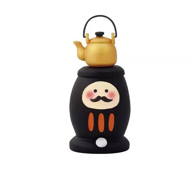 검은 달마 주전자