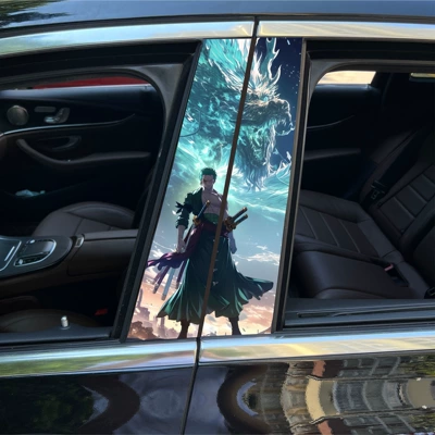 Body sticker | protective film black Wukong painted Meidu - zoro-1-pair-of-main-and-co-pilot