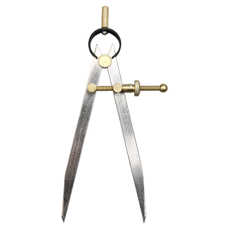 WI25 leather spacing gauge edge presser compass diy leather goods marking gauge cobbler line crimper groover adjustable edge