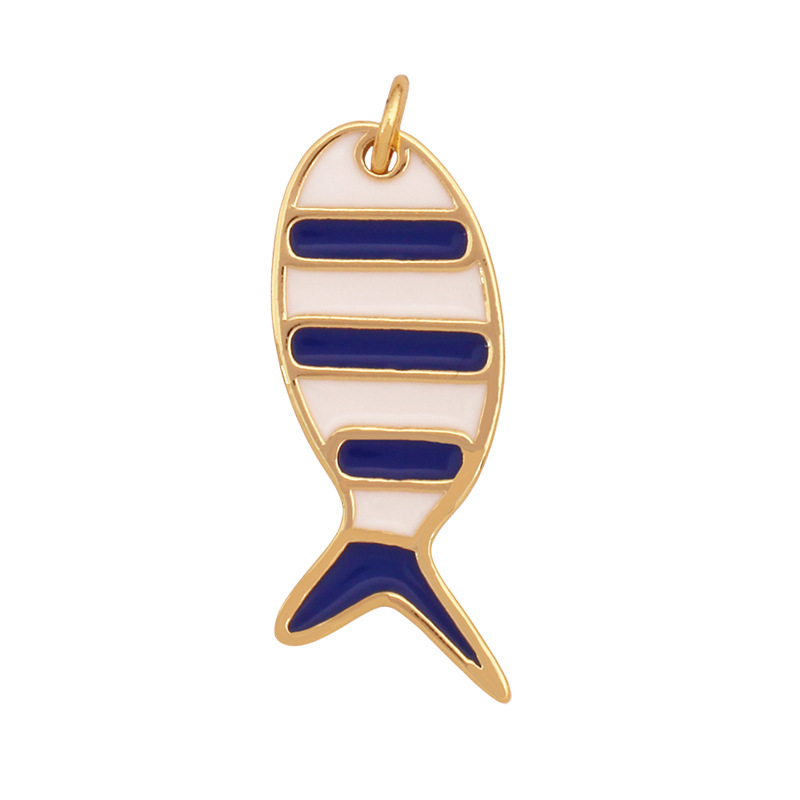 3g Weight Pendant Jewelry Making Type 11*28mm Jewelry Making Size DIY Ornament Accessories Classification 1 Piece Quantity Copper Material Conch, Dolphin, Hippocampus, Fish Pattern All Seasons Season Polished Finish Plating Design Elegant, Sweet Style 1 Piece 11*28mm Copper Conch Dolphin Hippocampus Polished Pendant DIY Ornament Accessories 26