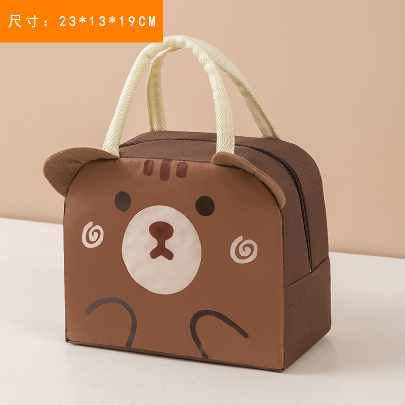 Bolsa de almuerzo de commuerzo de viaje, bolsa de aluminio grande, bolsa de almuerzo gruesa, bolsa de almuerzo, bolsa de almuerzo, bolsa de mano