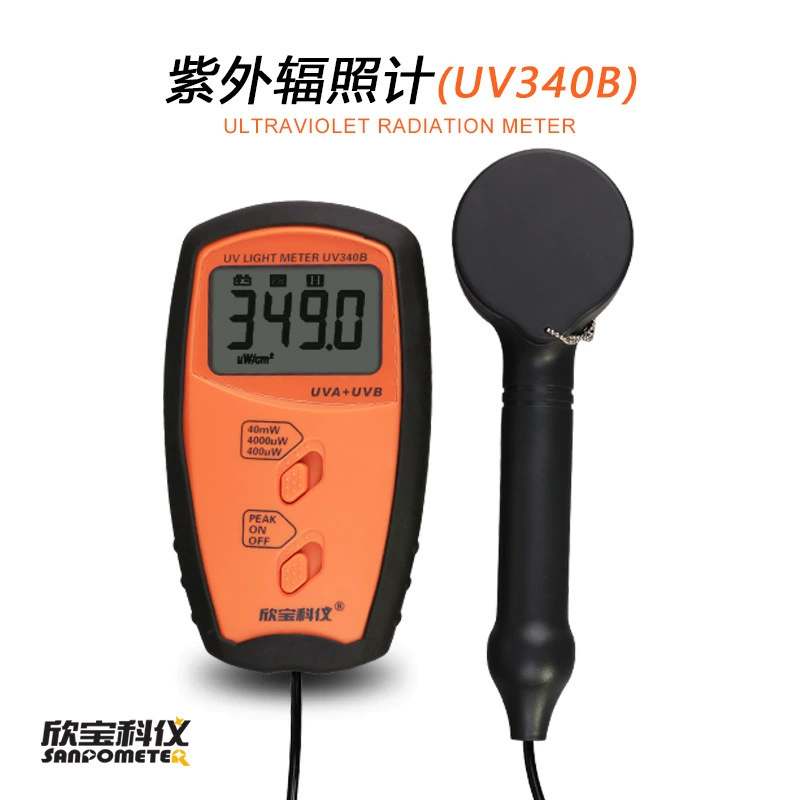 Ультрафиолетовый облучитель Hindericoметр UV340B Солнечный свет ультрафиолетовый прибор интенсивности автомобиля оконная пленка теплоизоляционная пленка тест