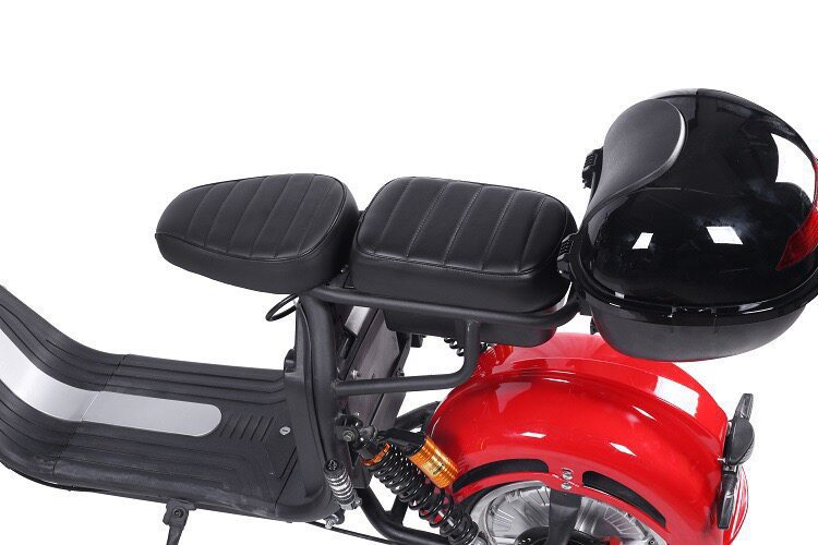 Harley large-tire electric scooter, suitable for outdoor use, city sightseeing, and as a folding adult electric scooter for both men and women, and can accommodate two people